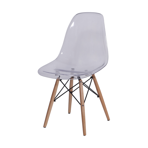 Eames Base De Madeira Incolor