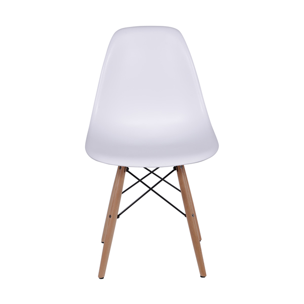 Eames Base De Madeira Branca