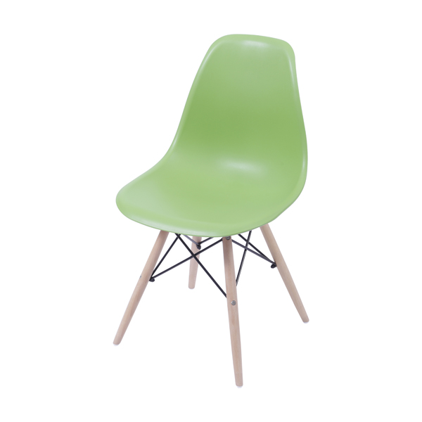 Eames Base De Madeira Verde